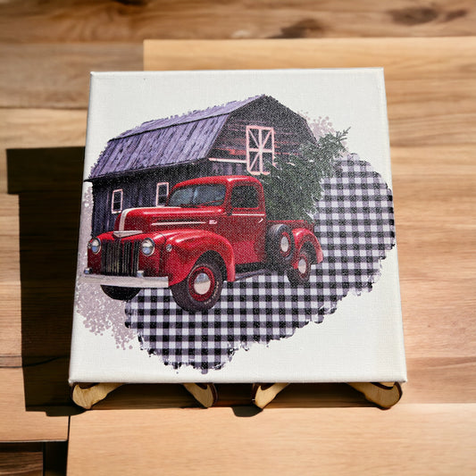 Rustic Truck & Farm Canvas Print