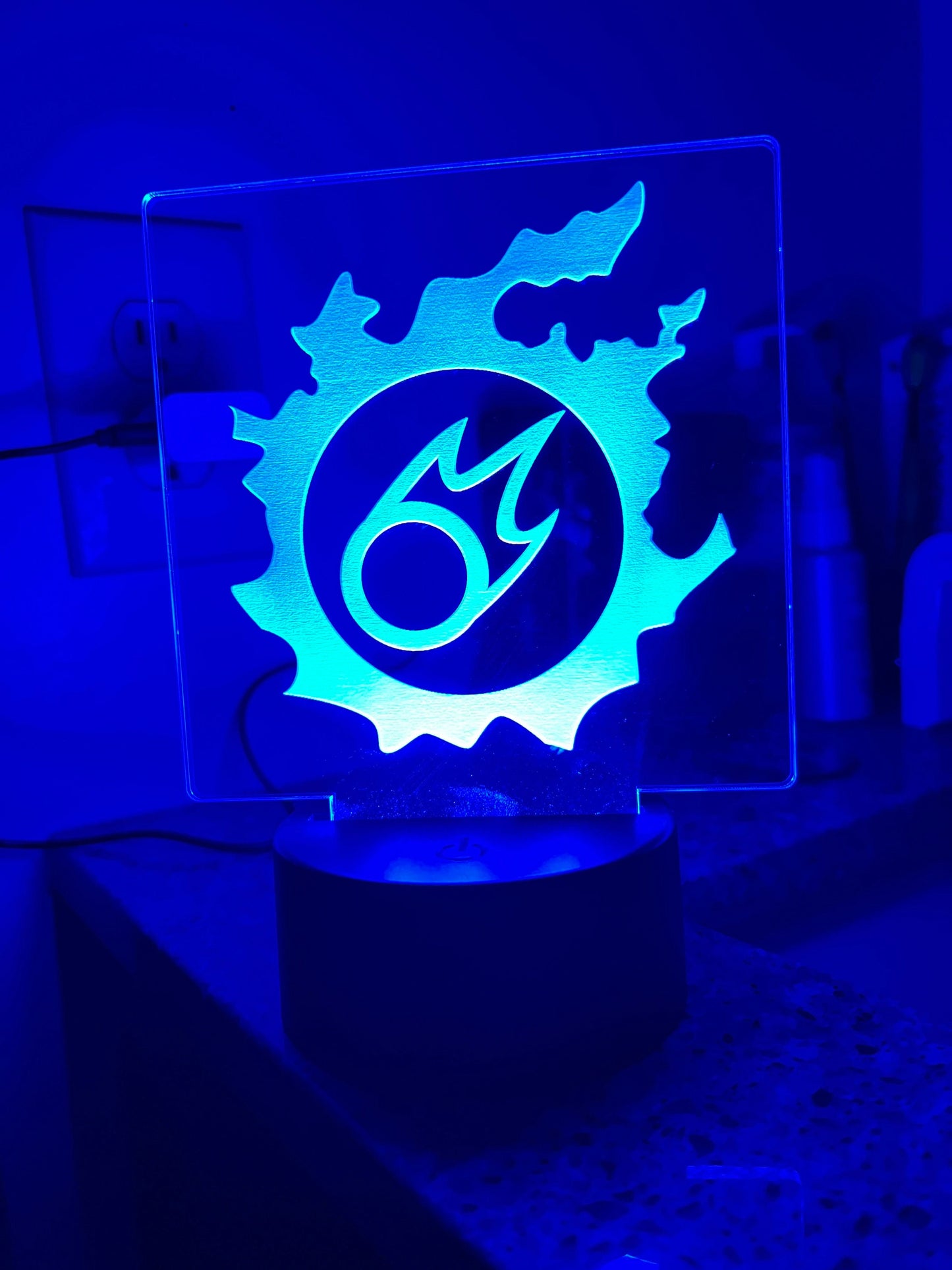 FFXIV Acrylic Desk Light/Night Light