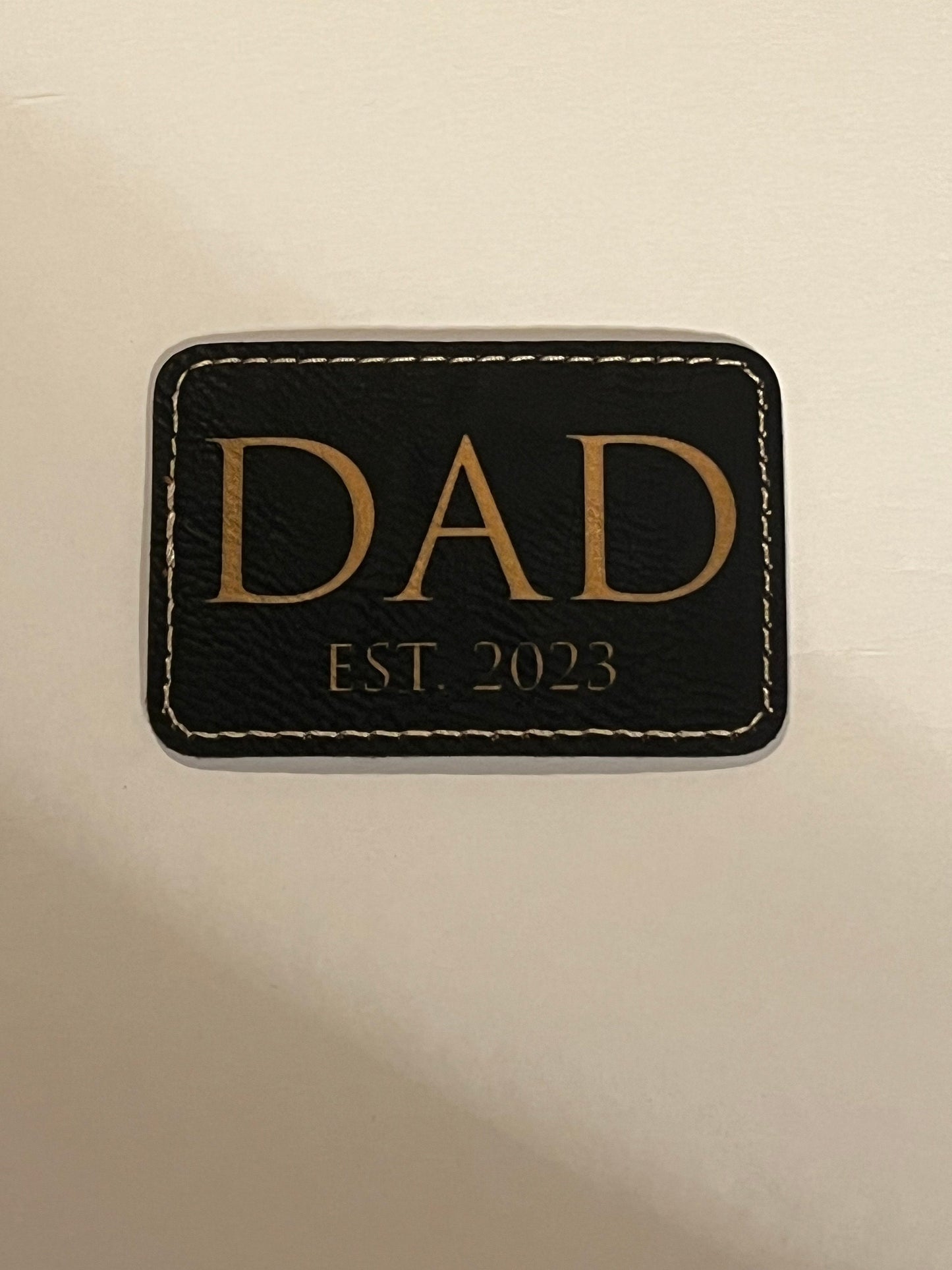 Custom Leather Patch DAD Hat | Trucker Hat | Fathers day| |Fathers day gift|