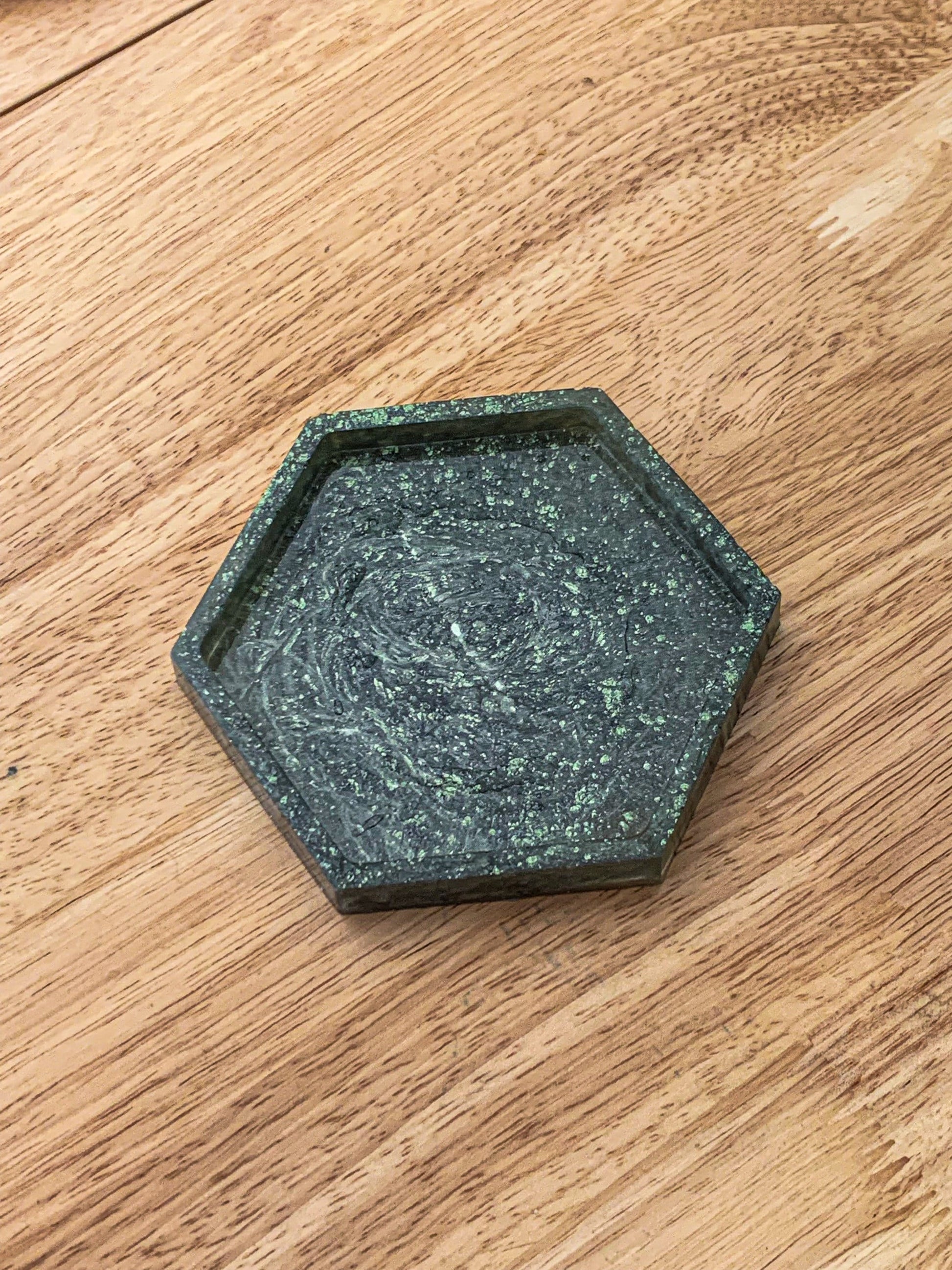 Hexagonal Resin Coasters ~4”