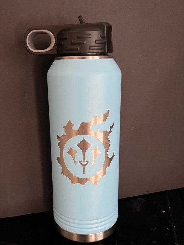 Customizable FFXIV Job Bottle w/ Straw (32oz)