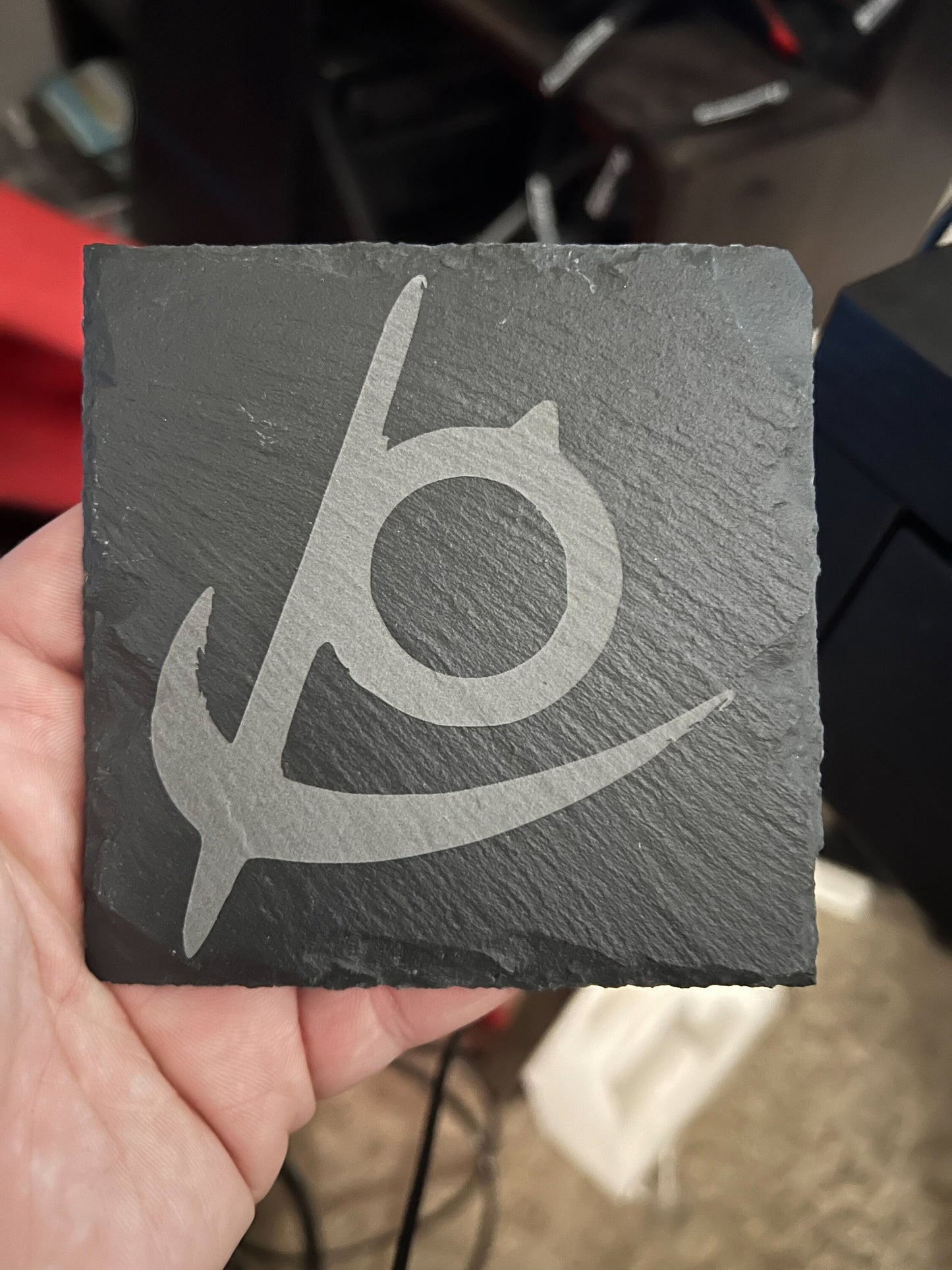 Engraved Slate FFXIV Job Coasters