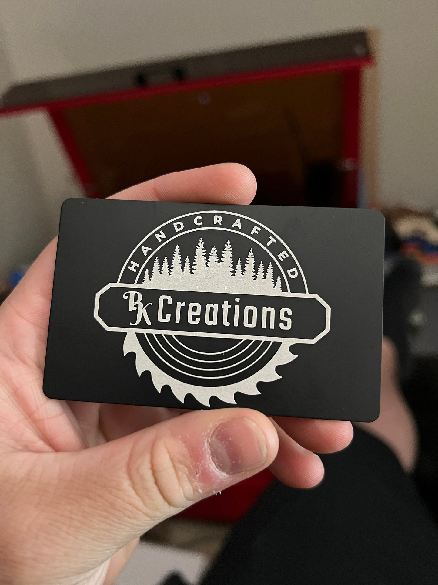 Customized Aluminum Business Cards