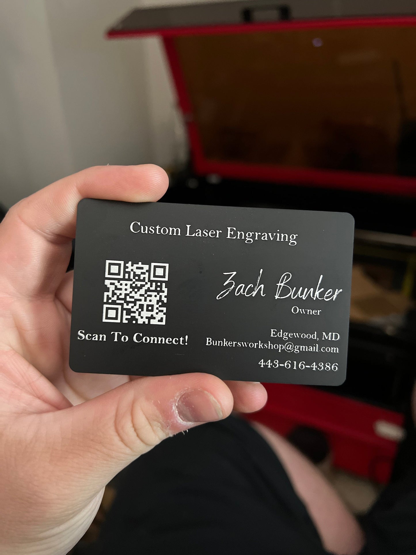 Customized Aluminum Business Cards