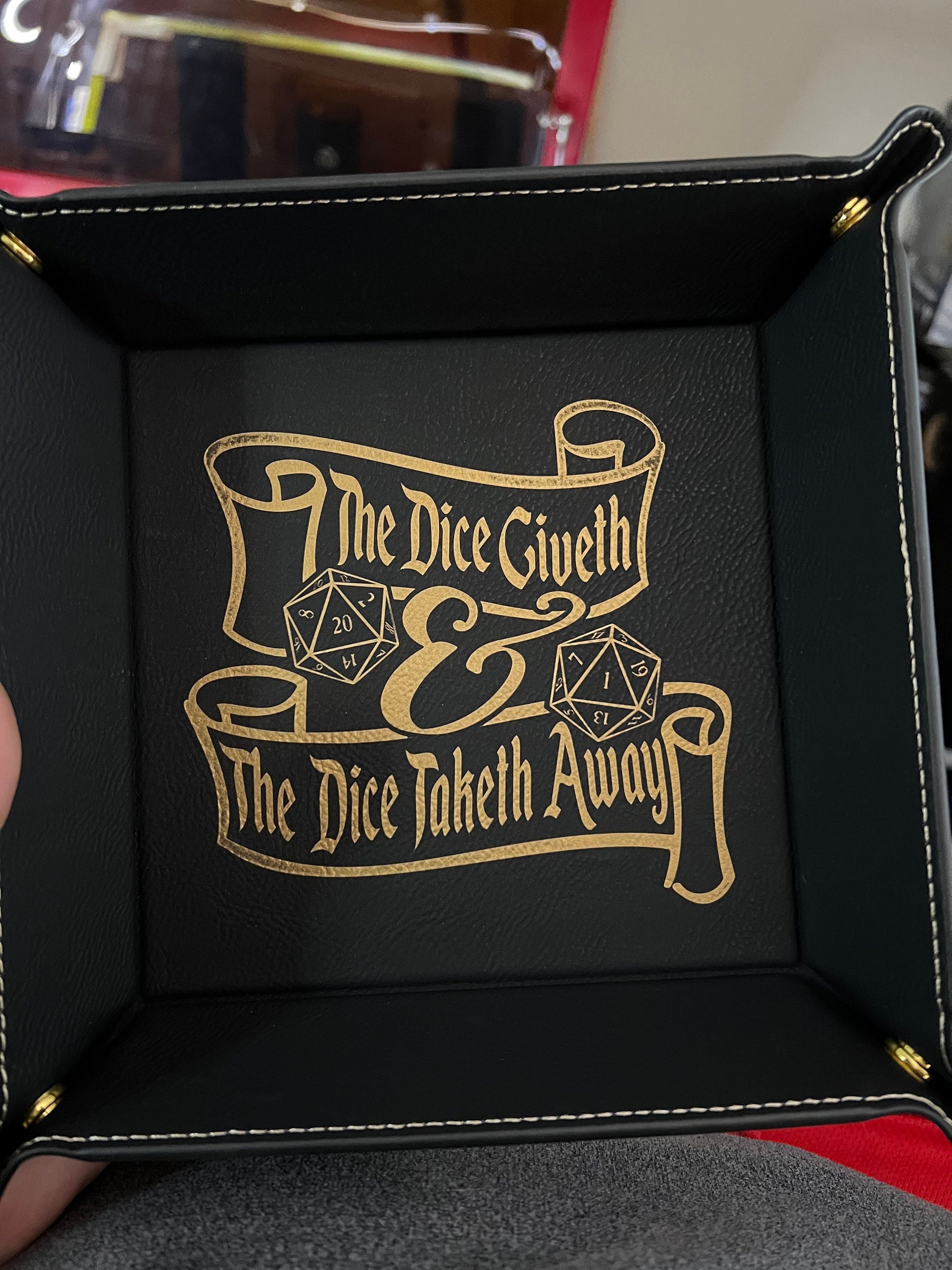 Funny DnD Dice Rolling Tray