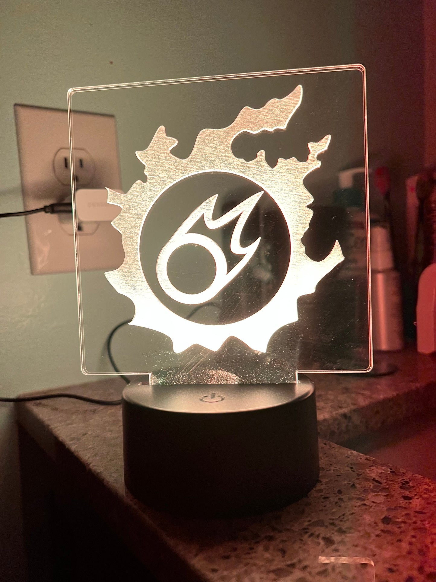 FFXIV Acrylic Desk Light/Night Light