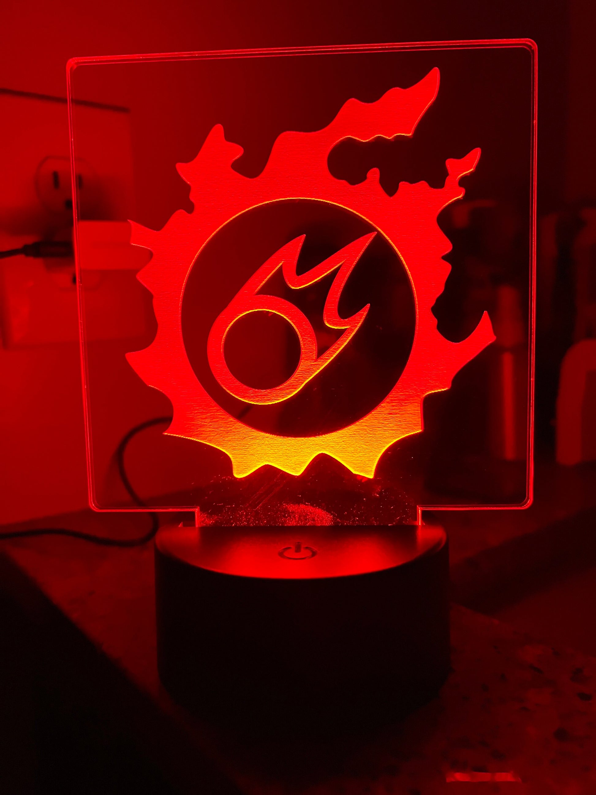 FFXIV Acrylic Desk Light/Night Light