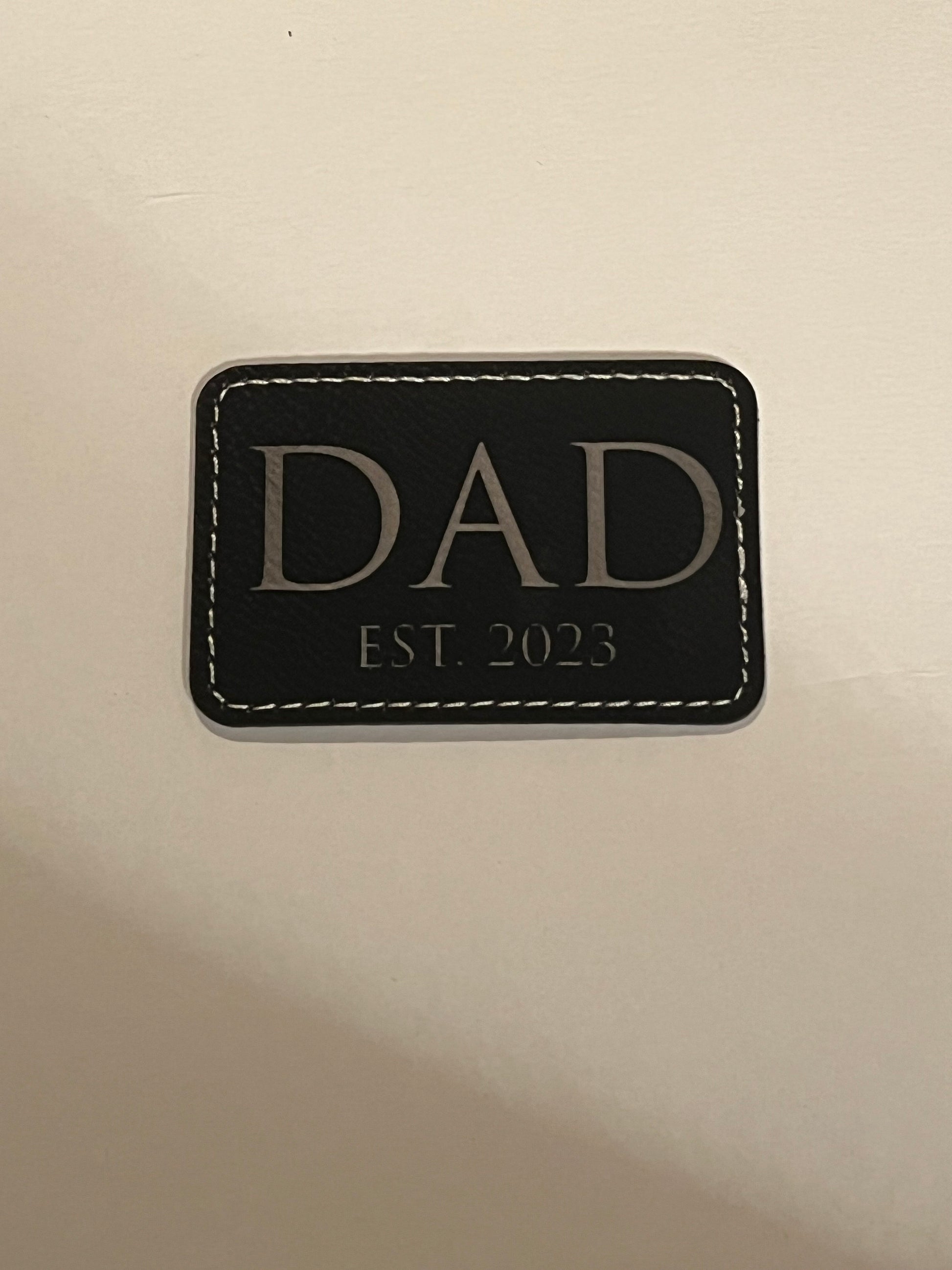 Custom Leather Patch DAD Hat | Trucker Hat | Fathers day| |Fathers day gift|