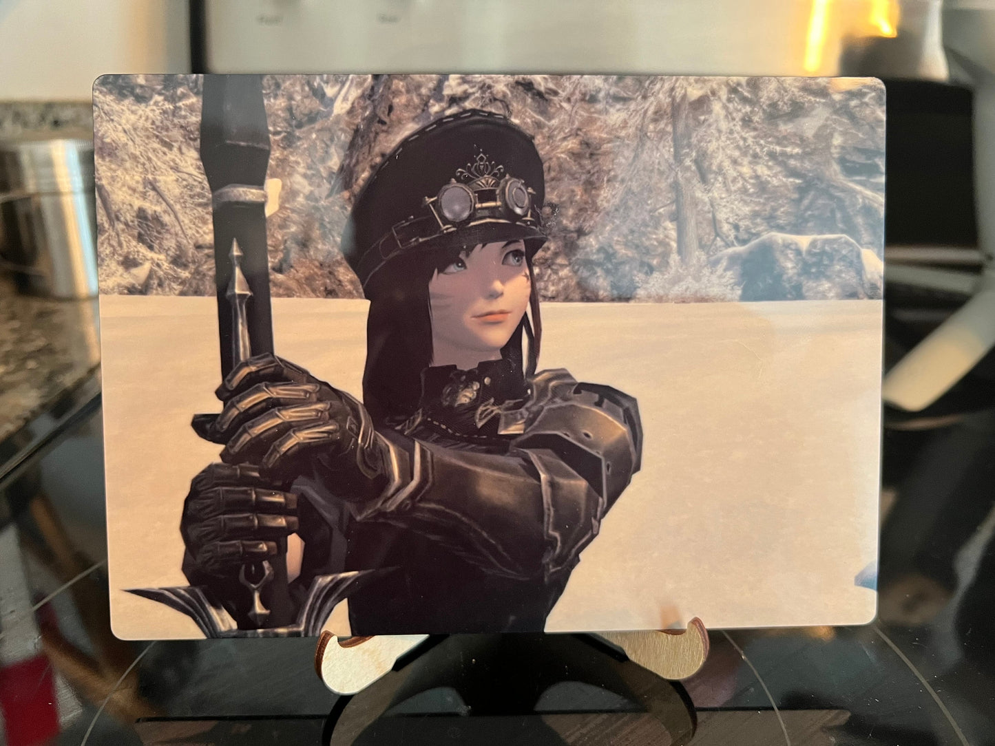 Custom FFXIV Character Plaque